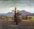 Friedrich Landschaft mit Alleiner Baum romantischen Caspar David Friedrich